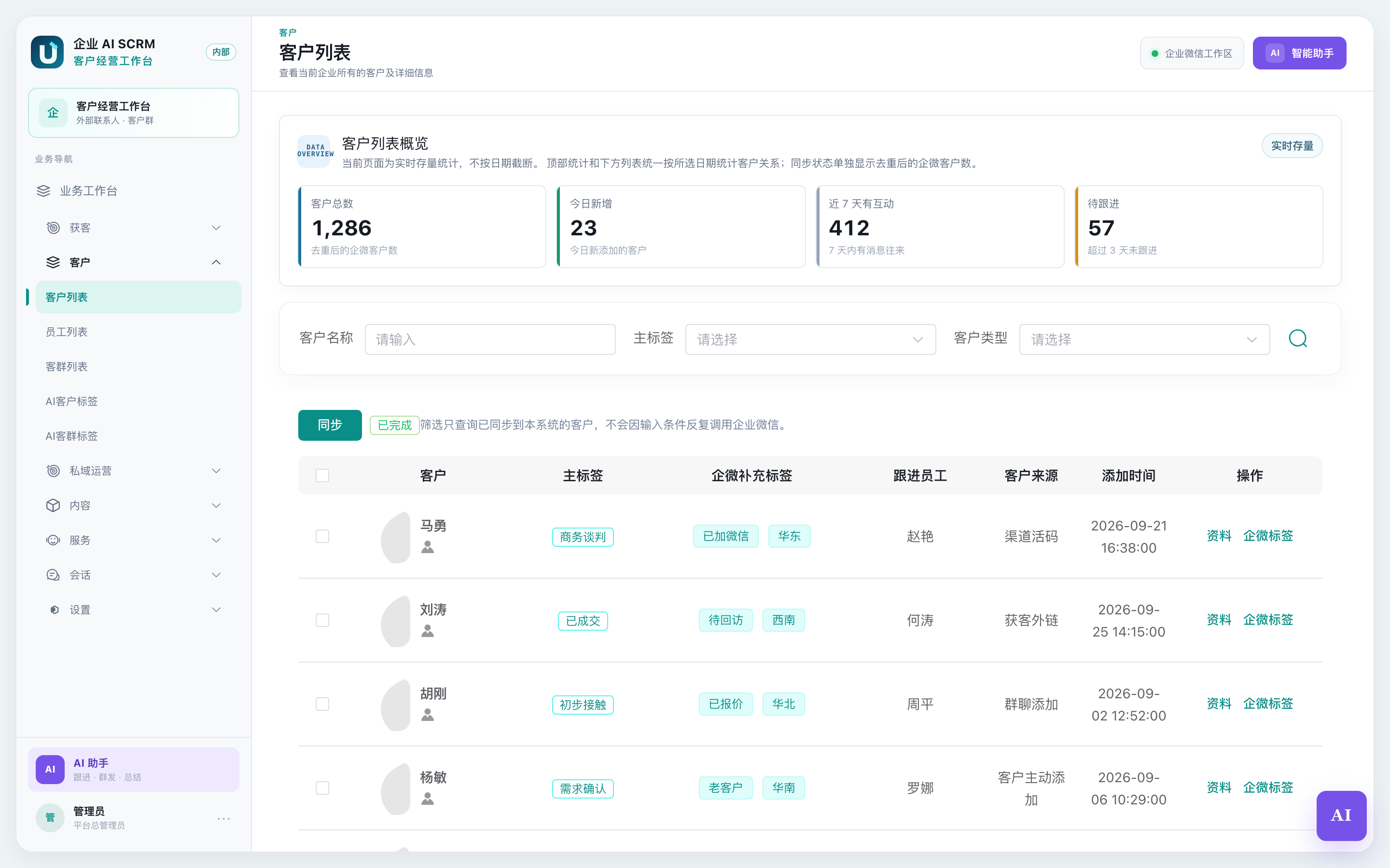 列表页通用结构